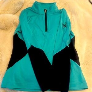 Spyder Half zip shirt. Size 10/12